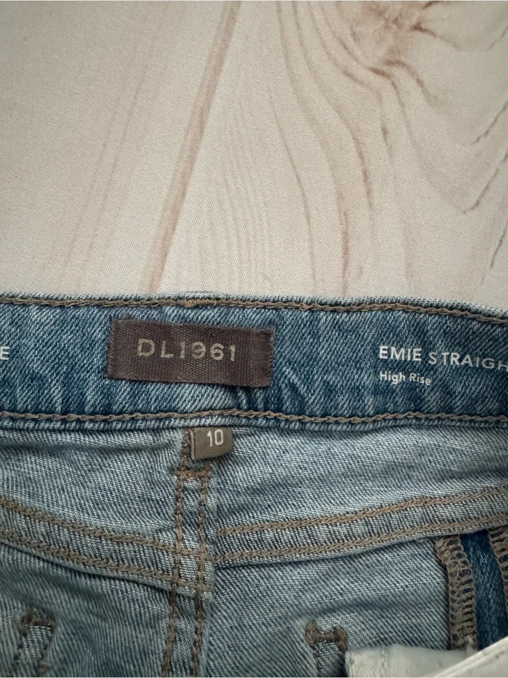 DL1961 Emie Straight Leg High Rise Jeans